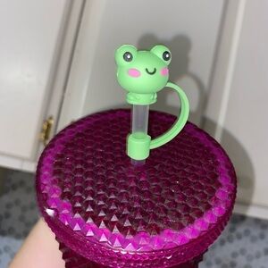 Tumbler straw toppers 5 pack